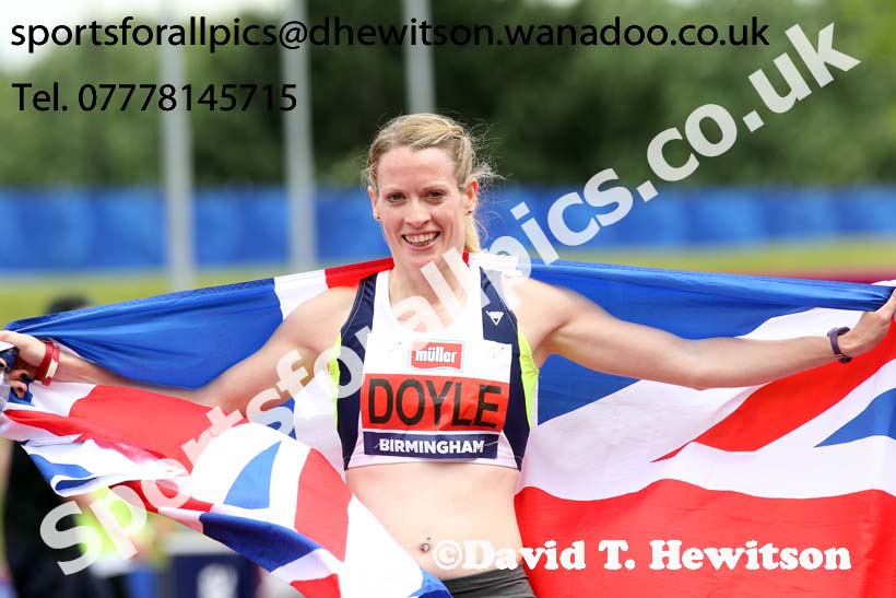Womens 400 metres hurdles, British Championships, Birmingham. Photo: David T. Hewitson/Sports for All Pics